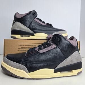 Air Jordan 3 Retro OG SP Black/Violet Ore Size 11.5 Women / Size 10 Men